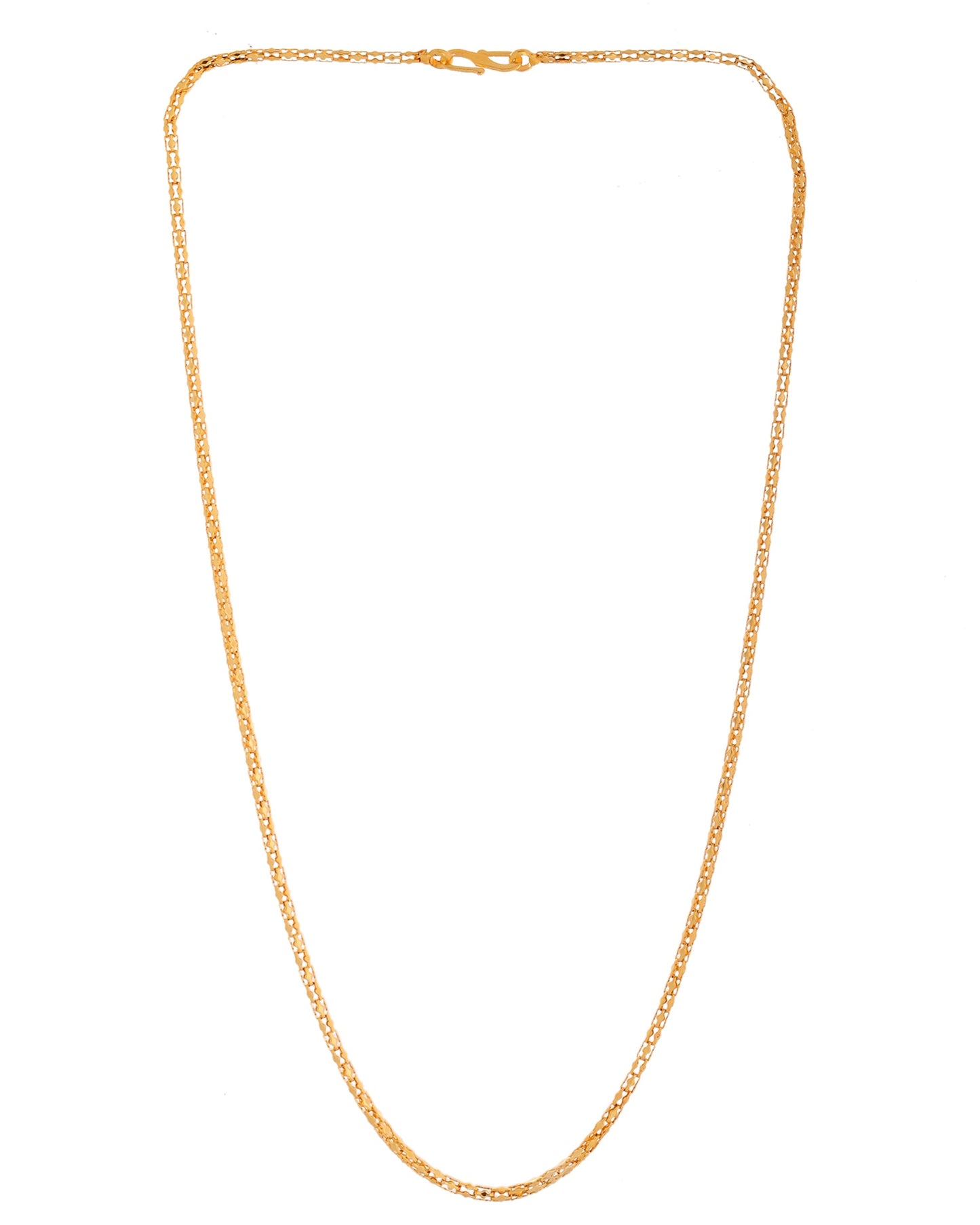 VOJ Women Gold Polished Stainless Steel Simple Chain - Swadesiicart