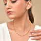 VOJ Stainless Steel Dual Toned Ball Chain For Women - Swadesiicart