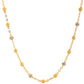 VOJ Stainless Steel Dual Toned Ball Chain For Women - Swadesiicart