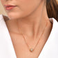 VOJ Gold Polished Women Stone Studded Designer Chain - Swadesiicart
