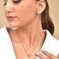 VOJ Gold Polished Women Stone Studded Designer Chain - Swadesiicart