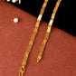 VOJ Stainless Steel Gold Polished Biscuit Shaped Classic Chain - Swadesiicart