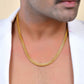 VOJ Stainless Steel Classic Linked Gold Polished Chain - Swadesiicart