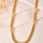 VOJ Stainless Steel Classic Linked Gold Polished Chain - Swadesiicart