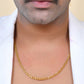 VOJ Stainless Steel Designer Gold Polished Chain For Men - Swadesiicart