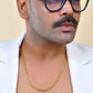 VOJ Stainless Steel Designer Gold Polished Chain For Men - Swadesiicart