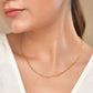 VOJ Women Stainless Steel Twisted Gold Polished Chain - Swadesiicart