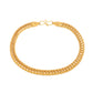 VOJ Men Gold Polished Stainless Steel Linked Bracelet - Swadesiicart