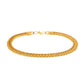 VOJ Men Gold Polished Stainless Steel Linked Bracelet - Swadesiicart