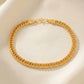 VOJ Men Gold Polished Stainless Steel Linked Bracelet - Swadesiicart
