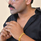 VOJ Gold Polished Handcrafted Stainless Steel Linked Bracelet For Men - Swadesiicart