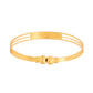 VOJ Set Of 2 Gold Polished Stone Studded Bangle - Swadesiicart