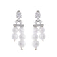 VOJ Silver Plated Pearl & Ad Studded Designer Jewellery Set - Swadesiicart