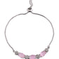 VOJ Silver Plated Baby Pink Stone Studded Necklace With Earrings, Ring And Bracelet Set | Swadesiicart