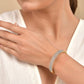 VOJ Women Gold Polished Cz Studded Kada Bracelet - Swadesiicart