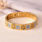 VOJ Men Dual Toned Stylish Stainless Steel Bracelet - Swadesiicart