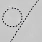 VOJ Set of 2 Silver Plated Black Beads Anklets - Swadesiicart