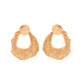 VOJ Gold Polished Anti Tarnished Designer Studs Earrings - Swadesiicart