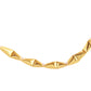 VOJ Gold Polished Anti Tarnished Designer Hasli Necklace | Swadesiicart