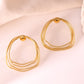 VOJ Gold Polished Anti Tarnished Multi Wired Studs Earrings - Swadesiicart