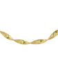 VOJ Gold Polished Anti Tarnished Twisted Hasli Necklace | Swadesiicart