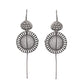VOJ Silver Plated Circular Shaped Ear Cuff - Swadesiicart