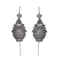 VOJ Silver Toned Designer Floral Shaped Ear Cuff - Swadesiicart