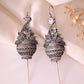 VOJ Silver Toned Designer Floral Shaped Ear Cuff - Swadesiicart
