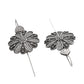 VOJ Silver Plated Flower Shaped Elegant Ear Cuff - Swadesiicart