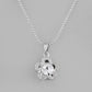 VOJ Silver Plated Flower Pandent Chain | Swadesiicart