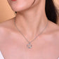 VOJ Silver Plated Heart Pandent Chain | Swadesiicart