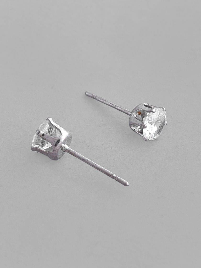 VOJ Silver Plated Flower Pendant Set - Swadesiicart