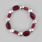 VOJ Beaded Elasticated Bracelet - Swadesiicart