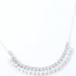 VOJ Silver Plated White Pearl Studded Choker Jewellery Set - Swadesiicart