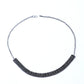 VOJ Black Stone Studded Choker Jewellery Set - Swadesiicart