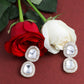 VOJ Silver Plated Kundan Stone Studded Earrings - Swadesiicart