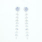 VOJ Silver Plated Stone Studded Drop Earrings - Swadesiicart