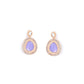 VOJ Gold-Polished Leavender Color Stone Kundan Studded Choker Jewellery Set - Swadesiicart