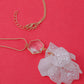 VOJ White Feather Styled Necklace | Swadesiicart