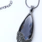VOJ Black Stone Studded Pandent Necklace | Swadesiicart