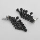 VOJ Black American Diamond Chokar Jewellery Set With Earrings - Swadesiicart