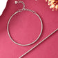 VOJ Set Of 2 Silver Plated Snake Anklet - Swadesiicart