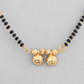 VOJ Gold-Polished Beaded Mangalsutra - Swadesiicart