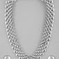 VOJ Silver Plated Long Necklace With Earrings Set - Swadesiicart