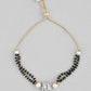 VOJ Rectangle Shaped And AD Stone Silver Plated Mangalsutra bracelet - Swadesiicart