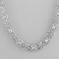 VOJ Silver-Plated AD-Studded Jewellery Set - Swadesiicart