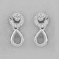 VOJ Silver-Plated AD-Studded Designer Jewellery Set - Swadesiicart