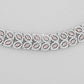 VOJ Silver Plated Baby Pink AD Stone Studded Designer Jewellery Set With Mangtikka - Swadesiicart