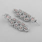 VOJ Silver Plated Baby Pink AD Stone Studded Designer Jewellery Set With Mangtikka - Swadesiicart