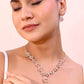 VOJ CZ Stone Studded Gold-Polished Jewellery Set - Swadesiicart